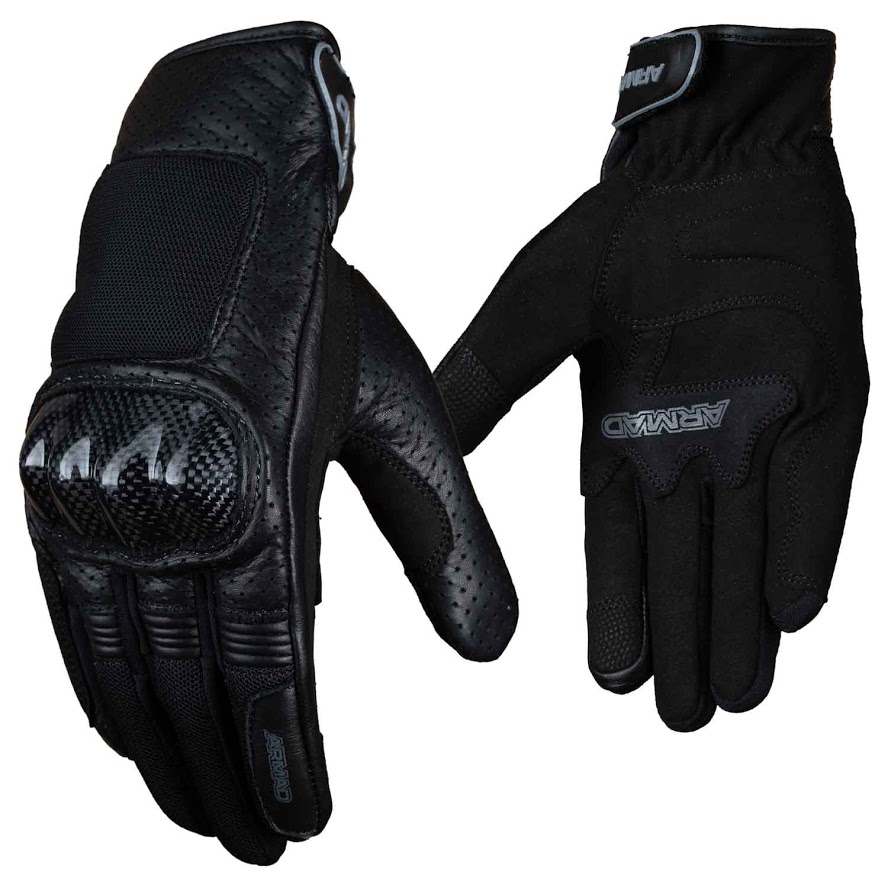 Guantes para moto armad gear lite panel touch